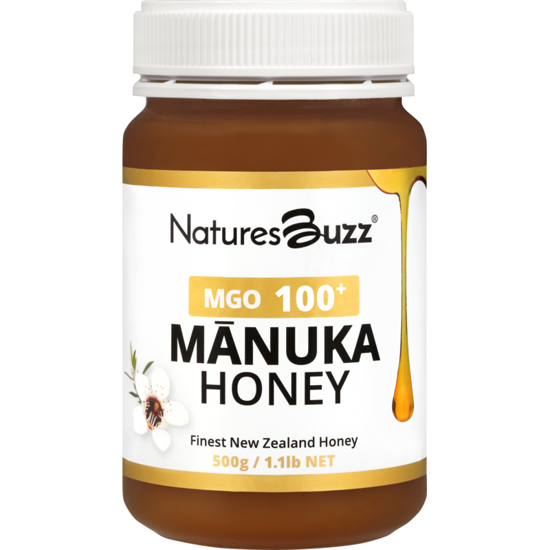 マヌカハニー MGO 100+ 500g – Natures Buzz Japan